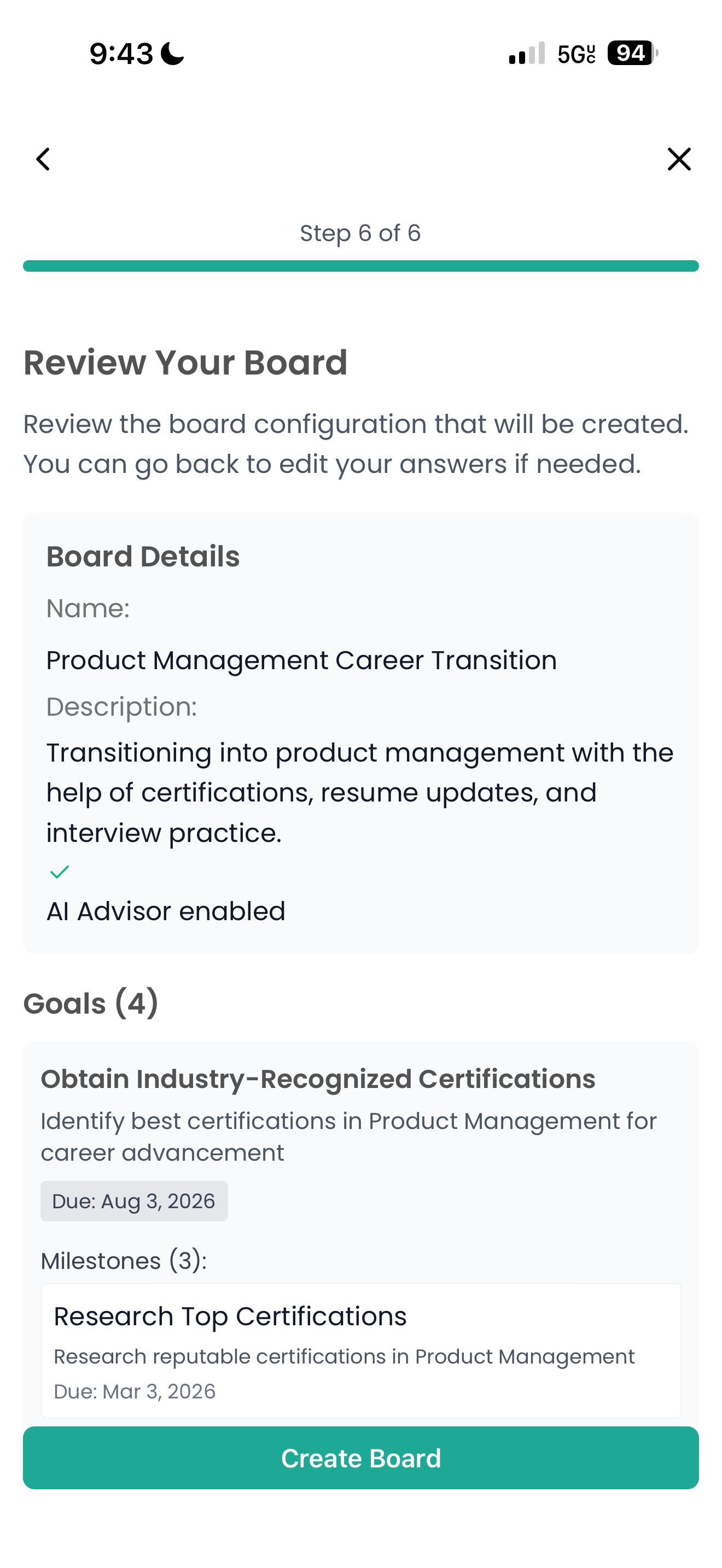 AI designs your board — review it